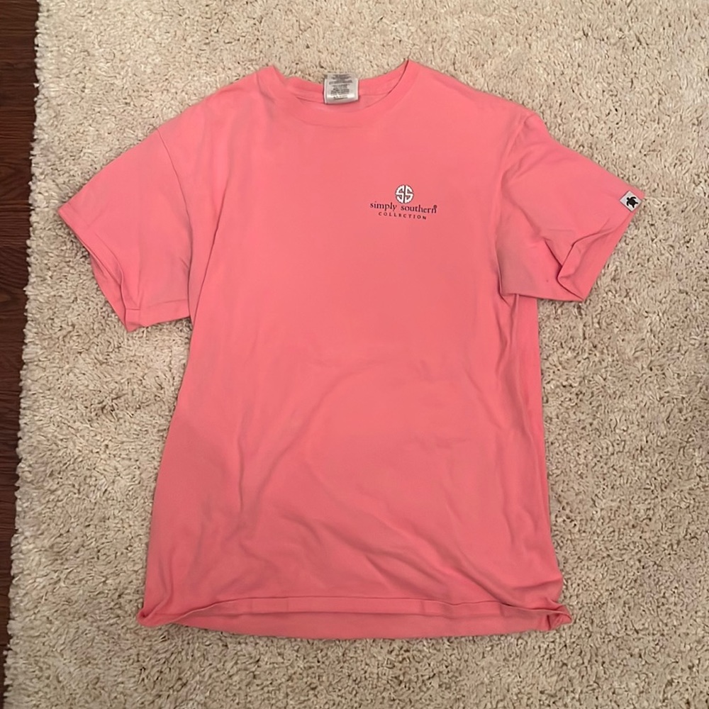 Simply Southern pink tee